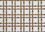 AISI 316 Bronze Stainless Steel Antique Brass Lock Crimp Wire Mesh For