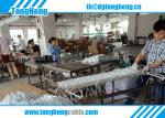 Glossy Gray Colour Long Flex Life TPU Coated Customized Coil Cable