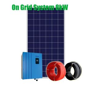 China All Aluminum 8KW 50Hz 220V On Grid Solar PV System factory