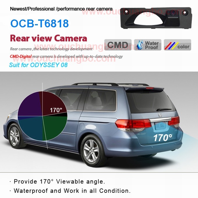 Ouchuangbo CCD HD night vision Car backup Camera for Honda Odyssey 2008 OCB-T6818