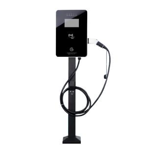 China Wall Hanging / Upright Mounting Fast Charging Station Single Gun AC Charging Pile factory