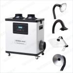 Beauty Salon Portable Fume Extractor 2 Plastic Arms Four Layer Filter