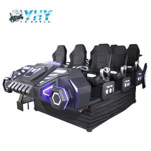China Amusement Park 9D Movie Game VR Roller Coaster Motion Simulator With 9 Seats factory