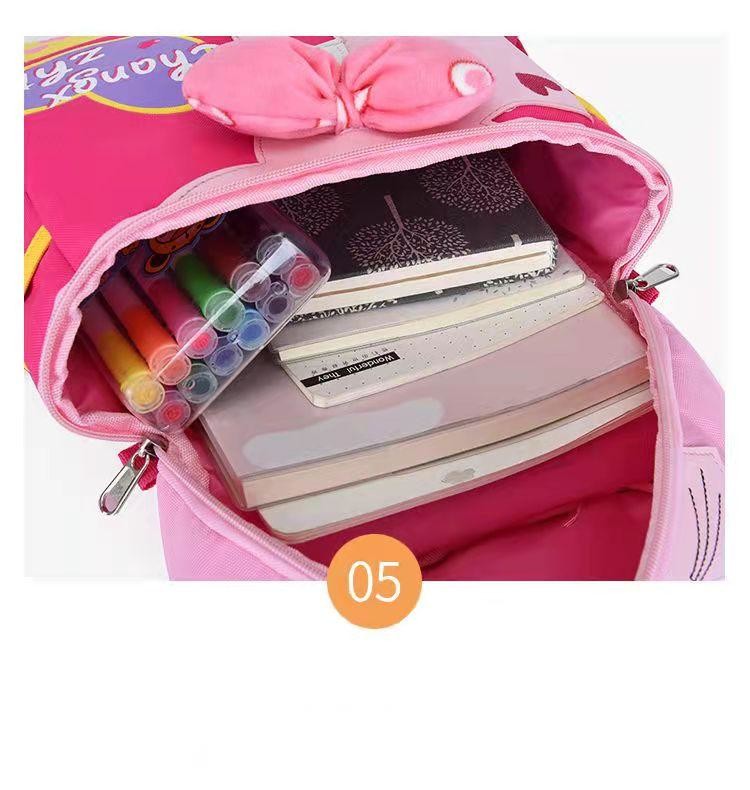 Polyester Kids School Backpack Bag 3d Mermaid Cartoon