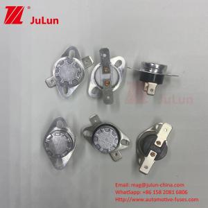 China Automated Reset KSD301 Bimetal Thermostat Snap Action Thermal Disc Switch factory