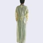 PPE Disposable Waterproof Protective Isolation Gown 25gsm PP Non Woven Isolation