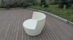UV Resistant Fashion Obelisk Chair With Round Tea / Coffee Table