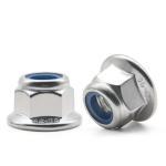 DIN6926 Stainless Carbon Steel Flange Nuts A2.70 Nylon Insert Hex Flange Lock