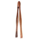 Meat BBQ Sustainable Wooden Tongs For Cooking Bread Custom Size Bamboo Salad