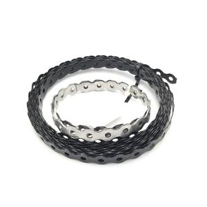 China 3/4 Inch Perforated Stainless Steel Banding Strip Galvanized 0.6 *12.7MM factory