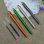 Gel pen,Promotional gel-ink pen with cap,black rubber gel-ink pen with screen