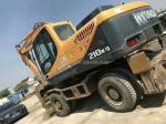 korea original 2014 Used hyundai r210w-9 wheel excavator/ tyre machine R210w-9