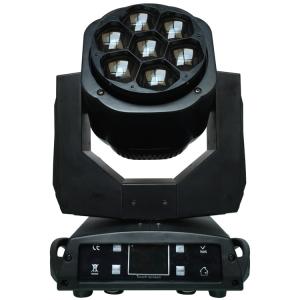 China Dot Controlled Mini Bee Eye K5 DMX Wash Zoom 4in1 RGBW 7x15w DJ Moving Head Lights factory