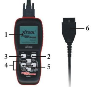 China Professional OBD2 Scanner Codes XTOOL VAG401 VW / AUDI / SEAT / SKODA factory