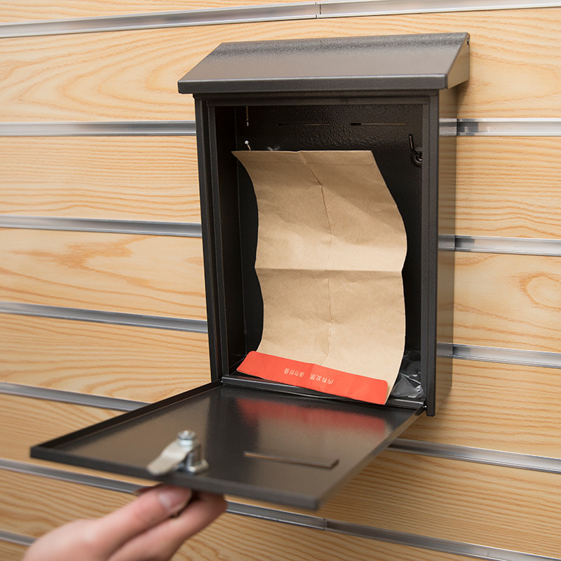 Waterproof Garden Letterbox Wall Mounted Residential Steel Mailbox