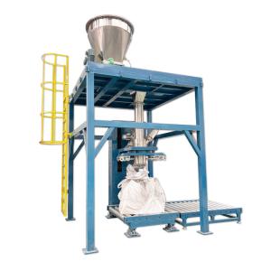 China Powder particle ton bag quantitative packaging machine; limestone powder particle food quartz sand ton packaging machine factory