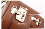 Simple wild retro leather bucket bag leather shoulder bag diagonal female