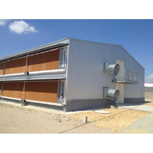 China Insulation Panel Prefab Steel Structure Metal Breeding Poultry Chicken House factory