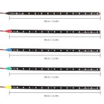 30cm Car Headlight LED Tube Strip 3528 Patch Emergency Warning Light