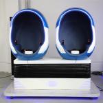 Hot Selling 42 Inch VR Cinema Equipment Coin Operated 9D VR Double Egg Chair