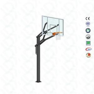 China Height Adjustable Basketball Stand Free Standing Inground Basketball Hoop For Sales factory