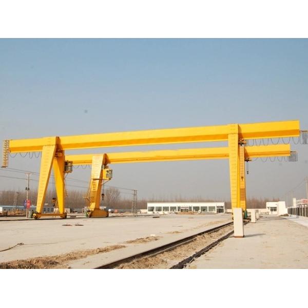 China Double Beam U Model Electric Gantry Crane Rail Mounted factory