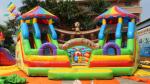 Inflatable Amusement Park For Kids Giant Activity / Commercial Bounce House