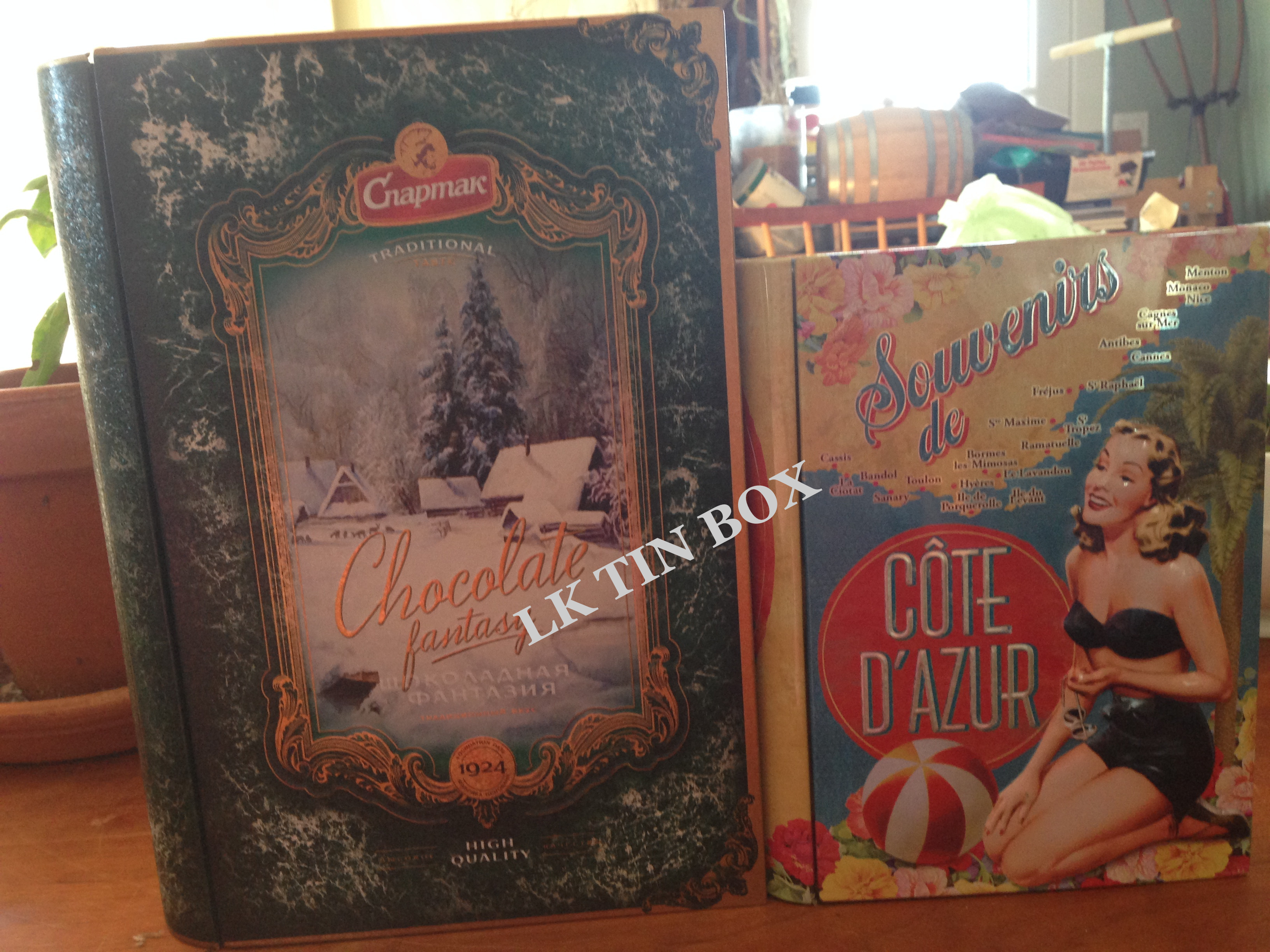 Book Shaped Various Gift Tin Box Storage Doulbe Sides For Toys