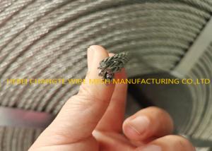 China Free Cutting 19mm High Carbon Steel Ungalvanized Wire Rope factory
