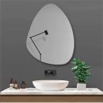 Gold Decorative Glass Modern Magic Make Up Beauty Bath Unbreakable Home Decor