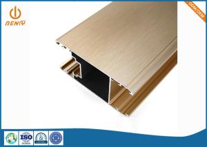 China Alloy 6063 Custom Aluminum Extrusion Profiles High Precision Brushed factory
