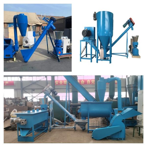 Carbon Steel Feed Pellet Mill 50HZ Animal Feed Pellet Making Machine Adjustable Die