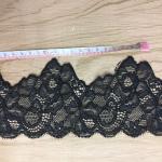 7cm wide 2017 New Fashion Lace Border/ underwear cotton lace edge in Black Color