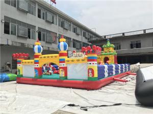 China Commercial Inflatable Playground Amusement Park Bouncer Slide For Kids factory