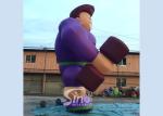 Outdoor 16' high giant anytime fitness inflatable muscle man for fitness clubs