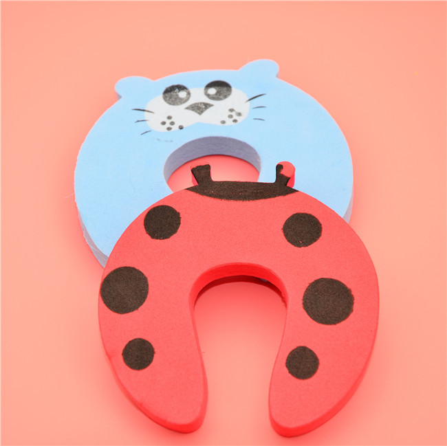 Finger Pinch Guard Decorative Door Stopper , Animal Door Stoppers For Toddlers