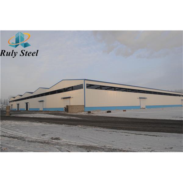 China Prefab Steel Structure Warehouse Building Q355B Customized Size factory