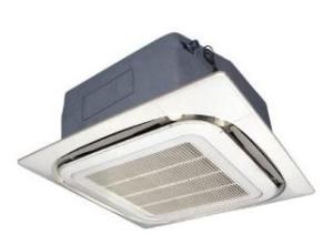 China Water chilled Ceiling concealed 8 way Cassette Fan coil unit 1200CFM -(FP-204KM) factory