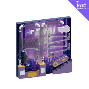China 2.4m Height Ocean ball Wall Play Gaming Indoor Play Park Equipment factory