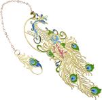 3D Metal Feather Bookmarks Personalized Silver Gold Plated Butterfly Bookmark