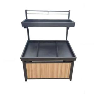 China Single Sided Fruit And Vegetables Display Rack Heavy Duty Customer Size factory