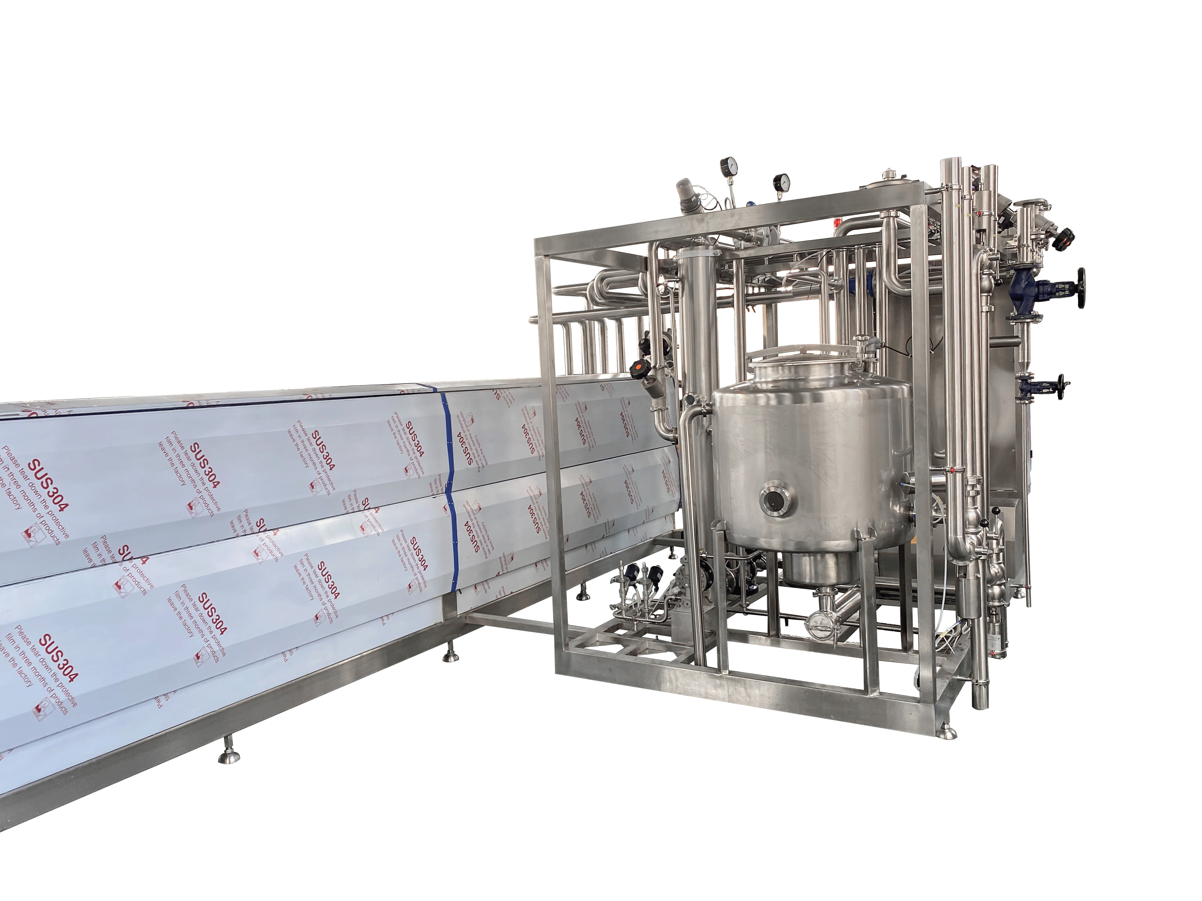 Liquid Egg Process Equipment Efficient Dairy Processing Machine For Egg Breaking And Separating