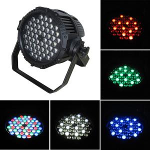 China Rgbw 4 Color Outdoor Led Par Lights 4 / 8CH With Aluminum Alloy Casing factory