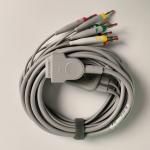 Electrocardiogram Machine Integrated 12 Lead Wire With 15 Pins European Standard