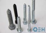 DIN 571 Hex Wood Screws Black CL6.8 Steel Nut Bolts