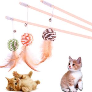China Compact Interactive Cat Toys Plastic Material Logo Customed For Cats / Dogs factory