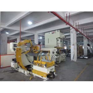 3 in 1 Servo Metal Sheet Straightening Feeder Automatic Metal Stamping Machine