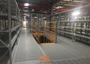 China Heavy Duty Powder Coated Steel Mezzanine Storage Racking factory