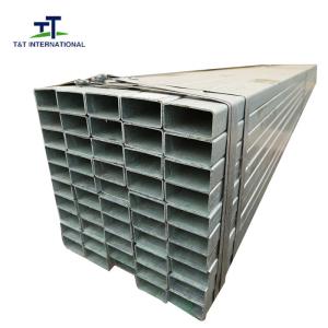 China Accurate Galvanized Rectangular Tubing Non Deformation Industrial Grade factory