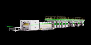 China Continuous Paper Honeycomb Machine Production Line 65KW HZX-2000PC800 factory